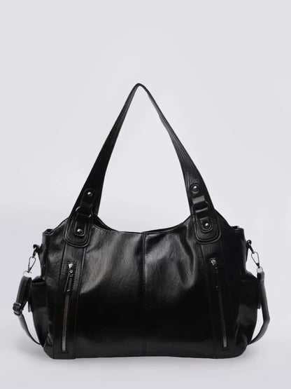 Ambrilys - Großer Klassischer Vegan-Leder Shopper für Frauen