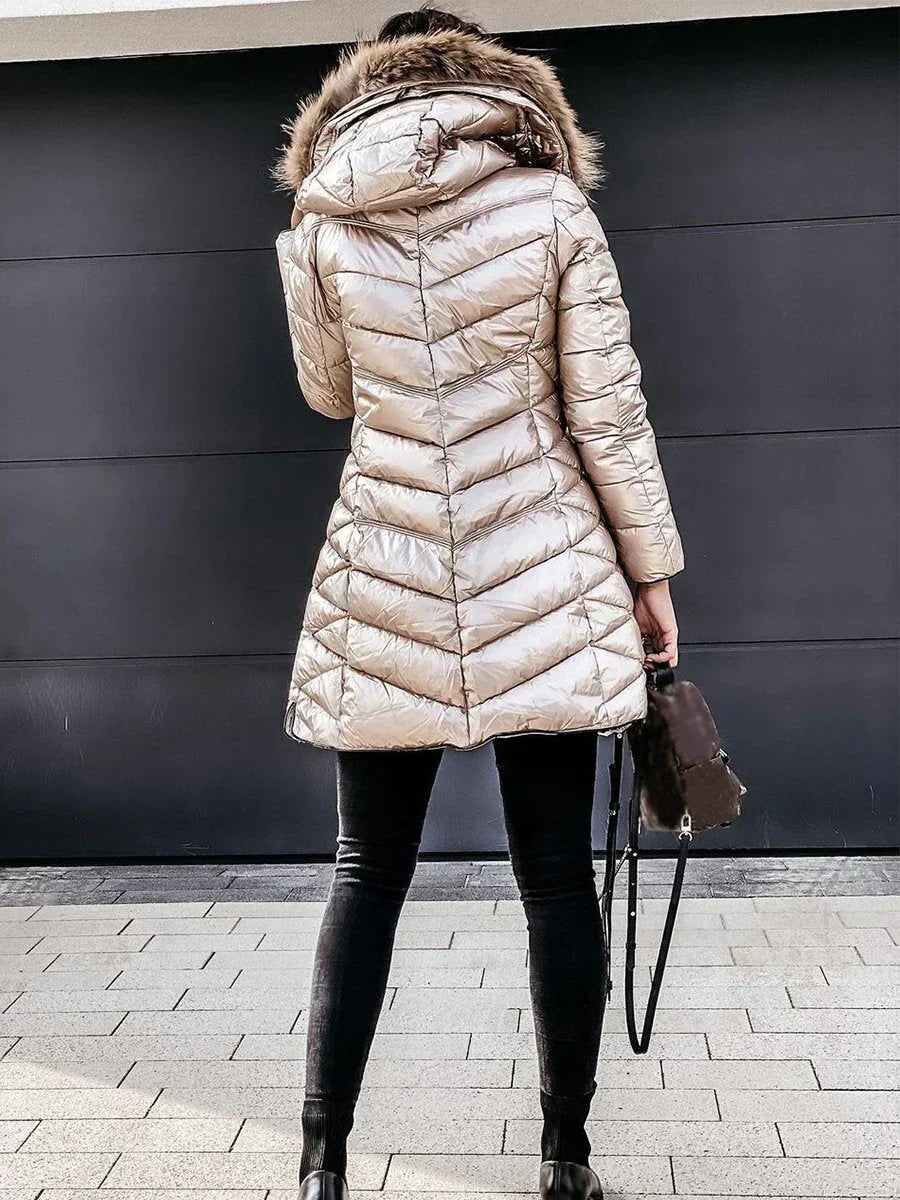 Danar - Lange und Luxuriöse Jacke für Komfort bei kaltem Wetter