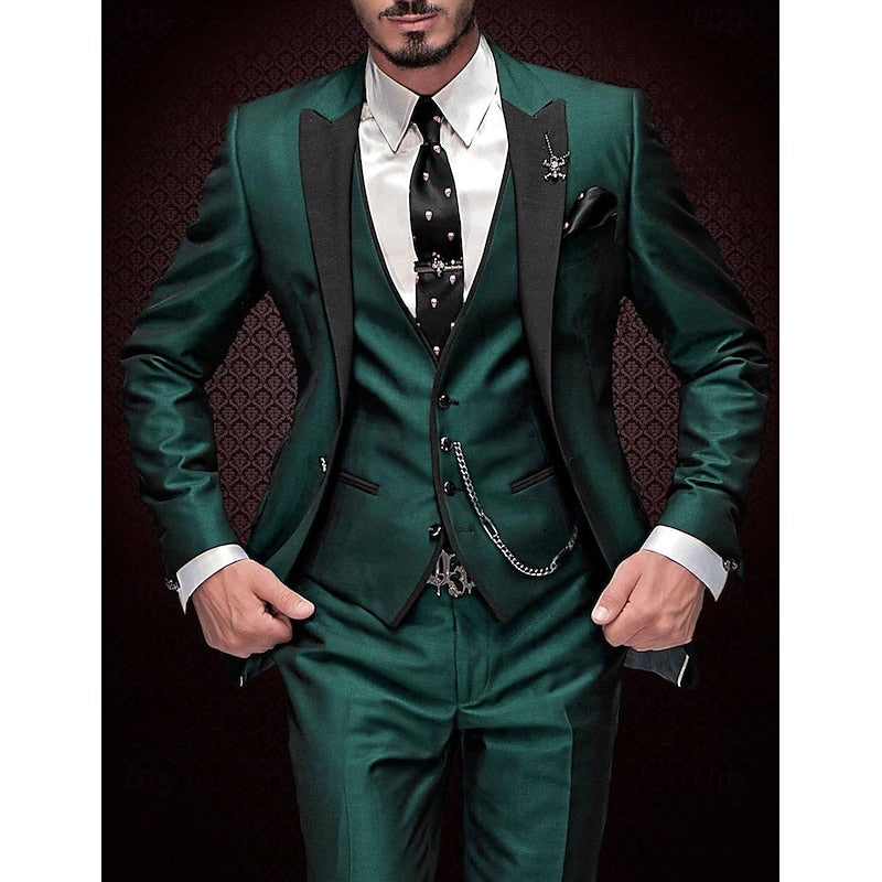 Henri - Eleganter Dreiteiler mit Weste, Blazer und Hose für Herren