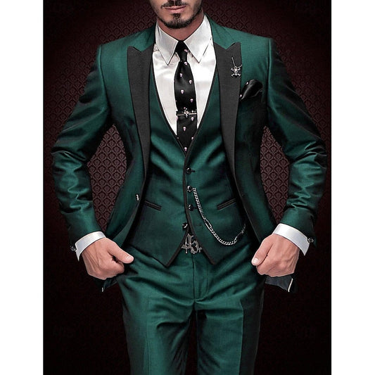 Henri - Eleganter Dreiteiler mit Weste, Blazer und Hose für Herren