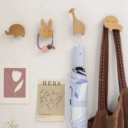 BoisMalin - Verspielte Wandhaken aus Holz mit Tiermotiven