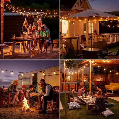 Féeligue - LED-Lichterkette für den Außenbereich Guinguette