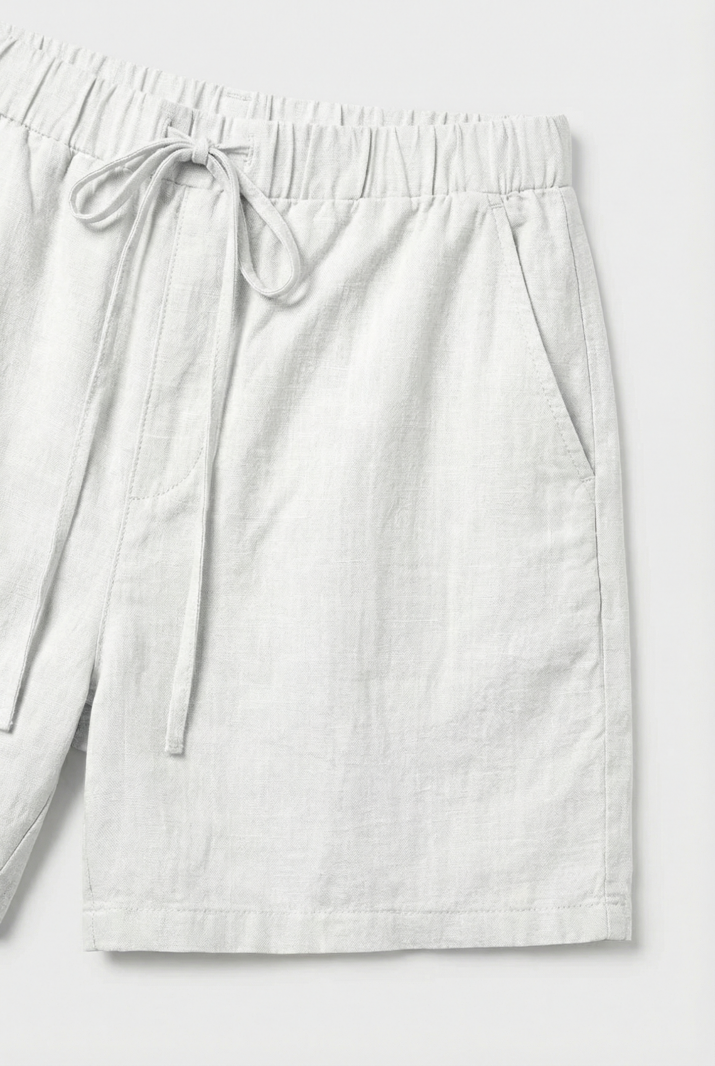 Lässige Damen Shorts mit elastischem Bund & Kordelzug – Leichte Sommer Shorts mit Taschen