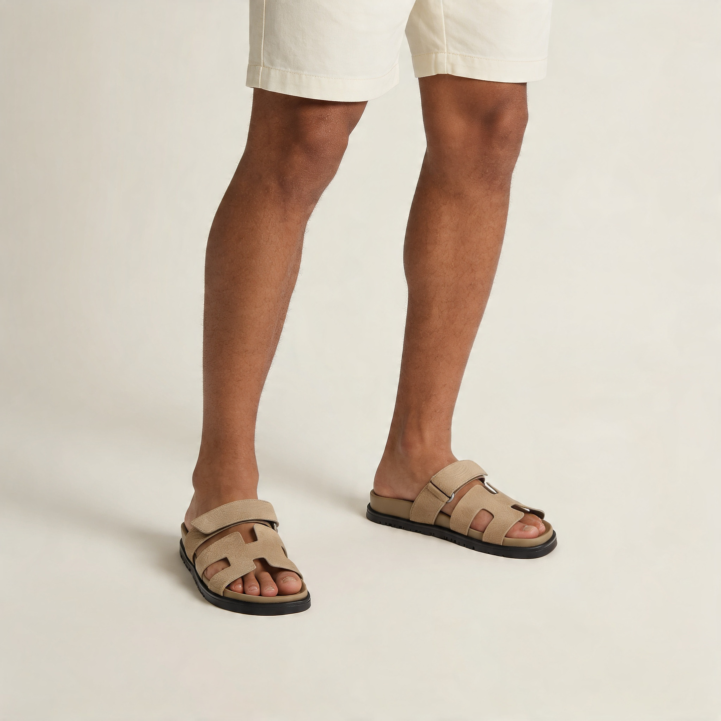 Komfortable Pantoletten mit verstellbarem Riemen für Herren – Elegante Freizeit Sandalen für Sommer & Urlaub