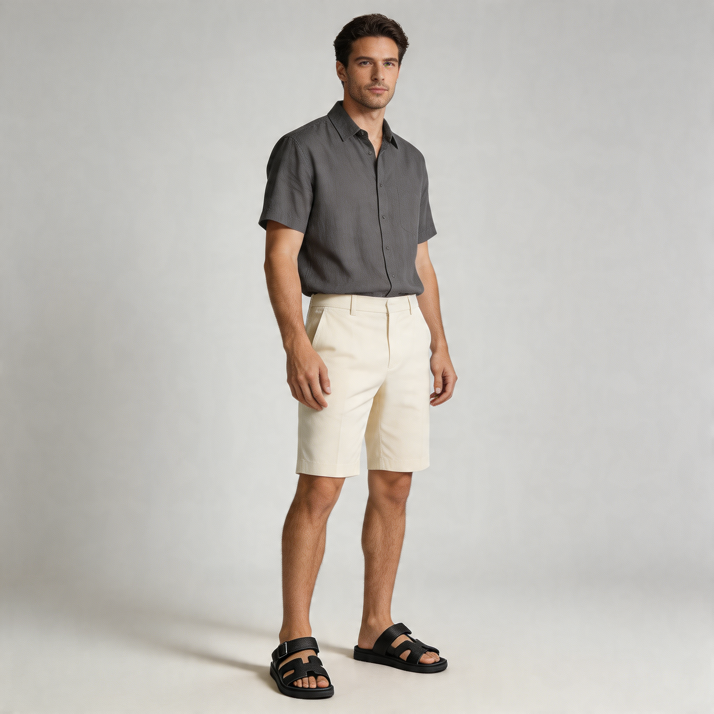 Komfortable Pantoletten mit verstellbarem Riemen für Herren – Elegante Freizeit Sandalen für Sommer & Urlaub