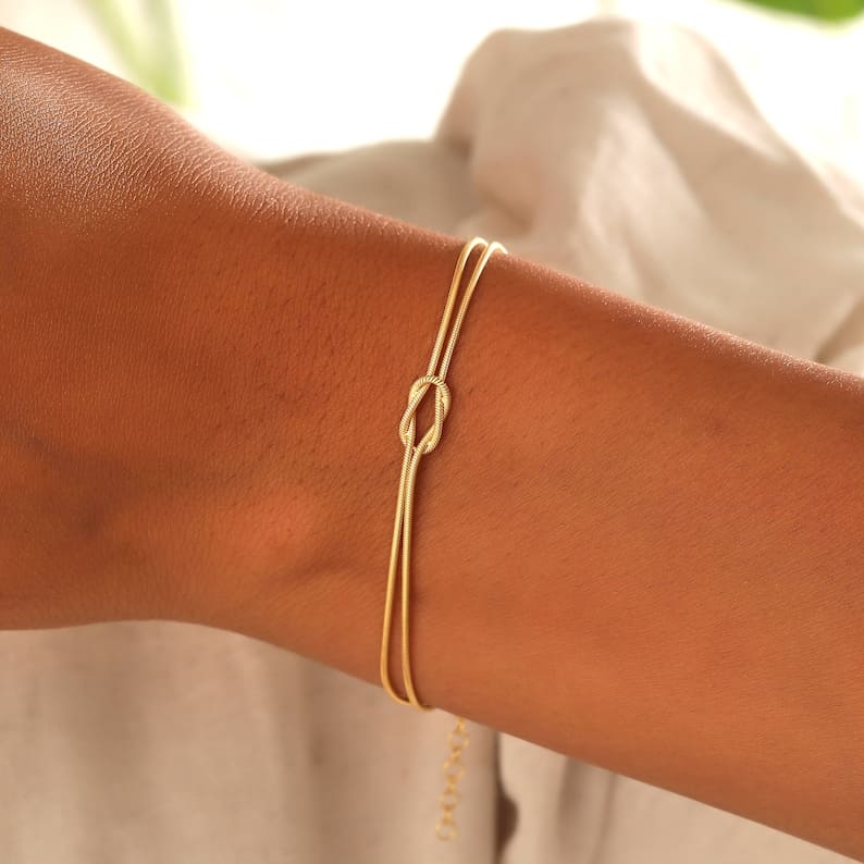 Vahla - Minimalistische Knotenarmband