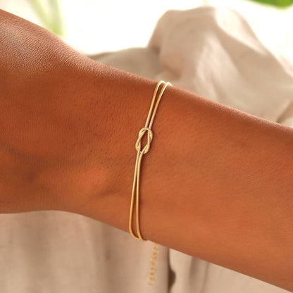 Vahla - Minimalistische Knotenarmband