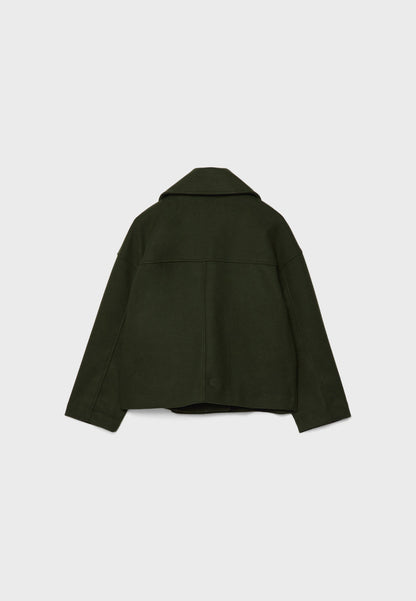 Silvane - Eleganter, Kurz geschnittener Trenchcoat mit Doppelreihe, Frühlingsmantel