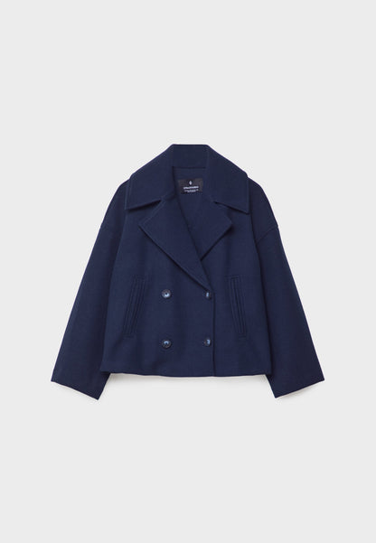 Silvane - Eleganter, Kurz geschnittener Trenchcoat mit Doppelreihe, Frühlingsmantel