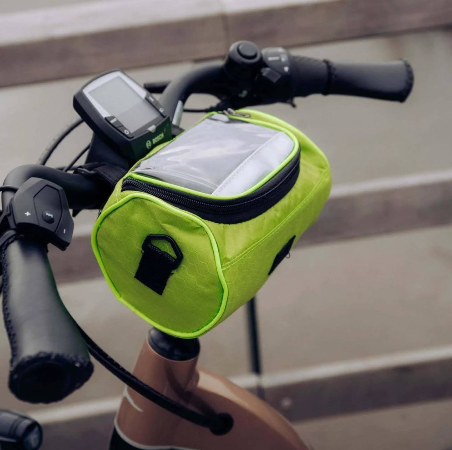 Cyclivie - Lenktasche mit Reißverschluss – Speedy – Kompatibel mit Touchscreen