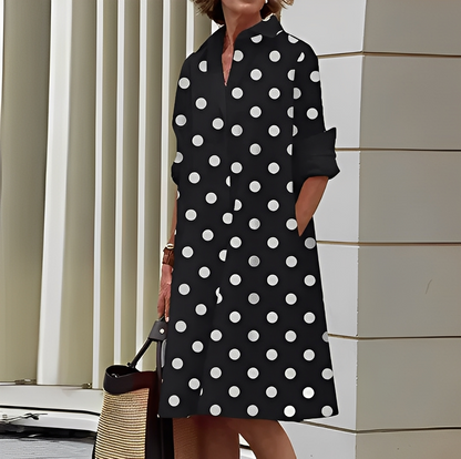 Sylphine - Elegantes Hemdblusenkleid für Frauen Frühling-Sommer