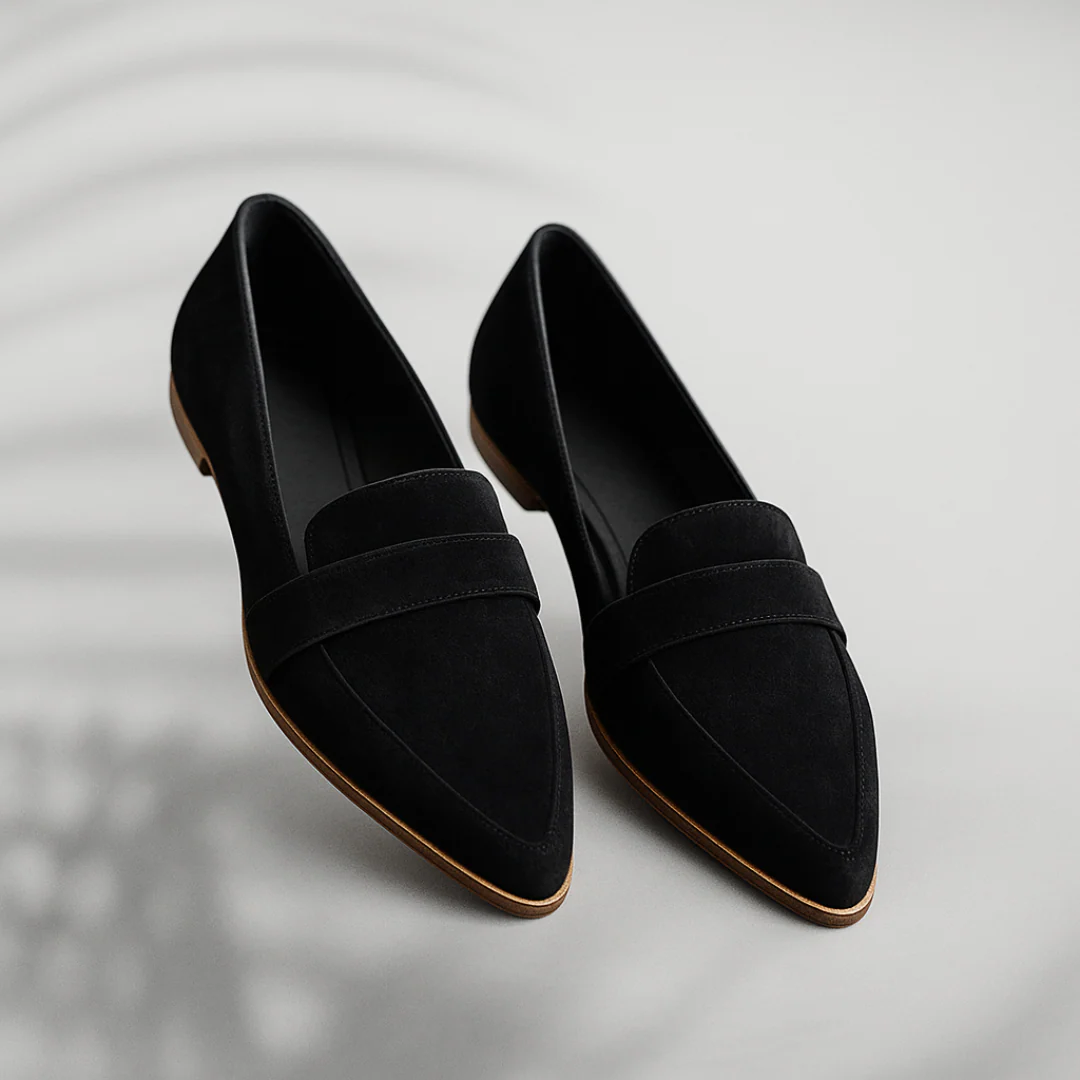 Elegante Slip-On Loafer für Damen – Bequeme Ballerinas mit spitzer Form
