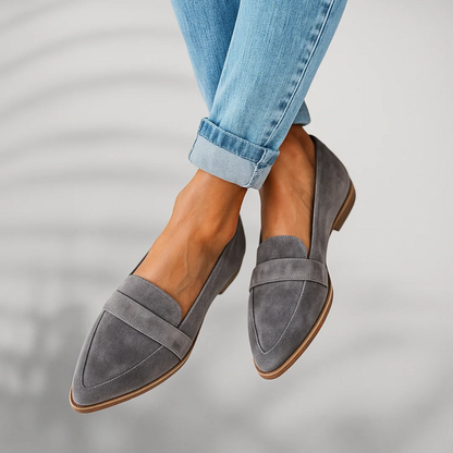 Elegante Slip-On Loafer für Damen – Bequeme Ballerinas mit spitzer Form