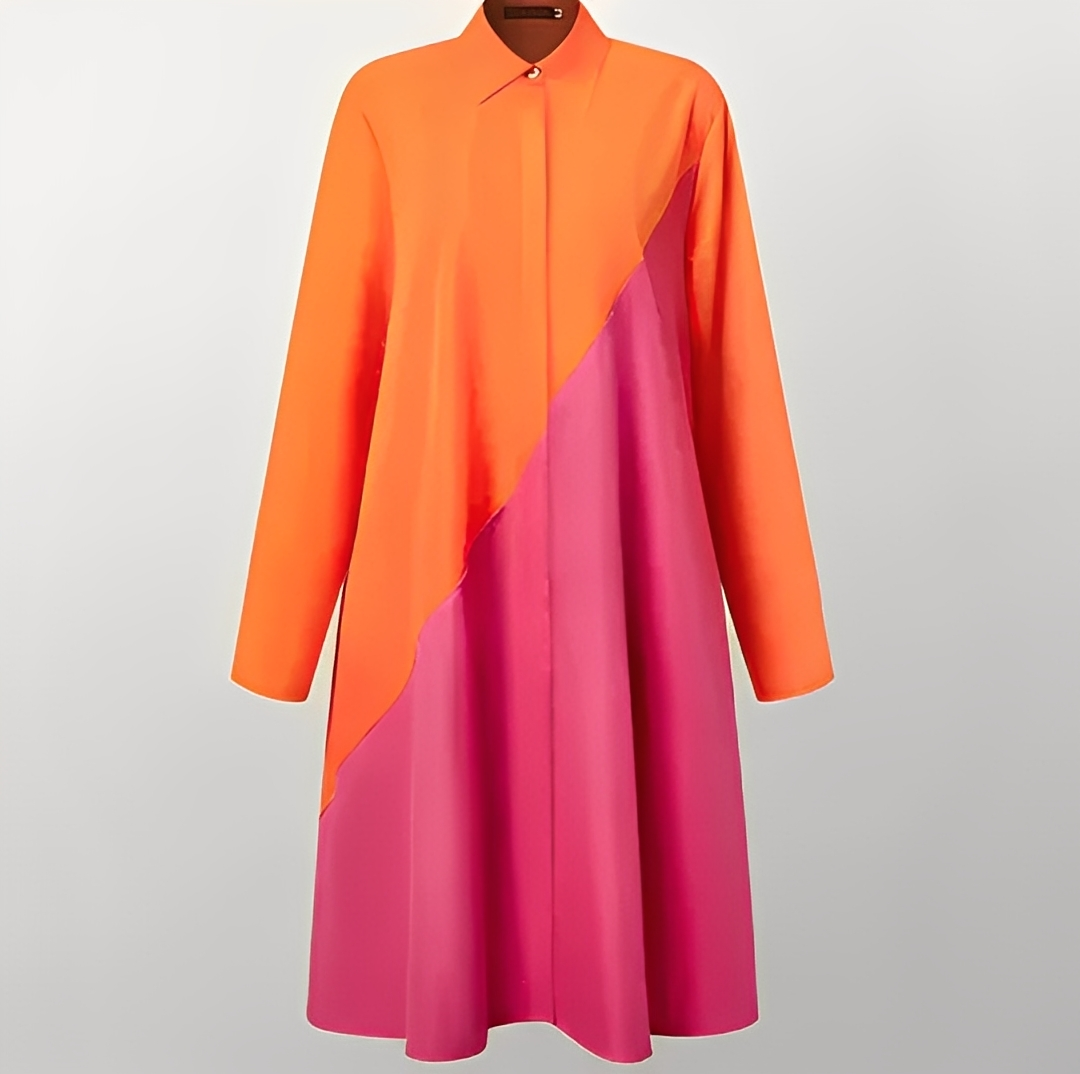 Sylphine - Elegantes Hemdblusenkleid für Frauen Frühling-Sommer