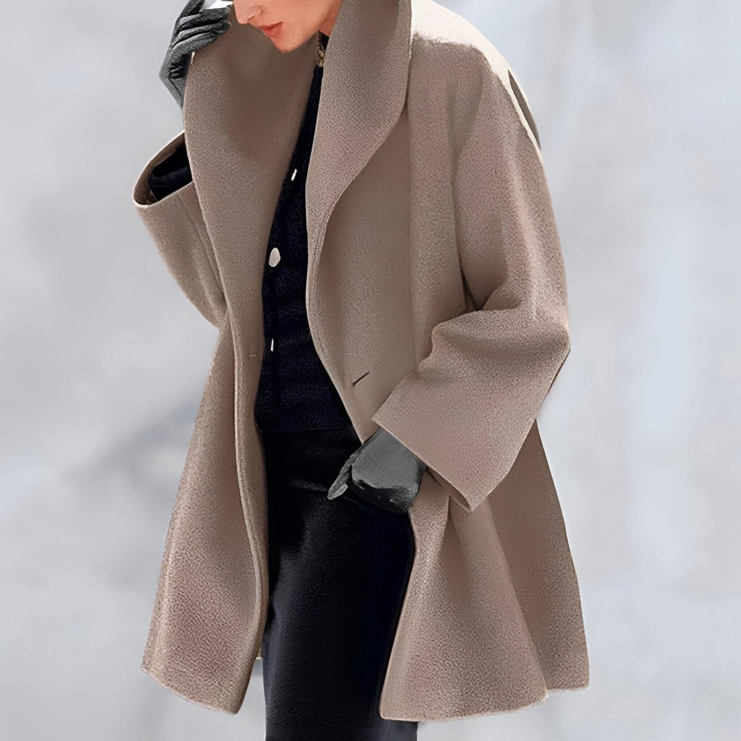 Lorraine - WINTERVERKAUF – Luxus Wollmantel für Frauen – Eleganz und Winterwärme