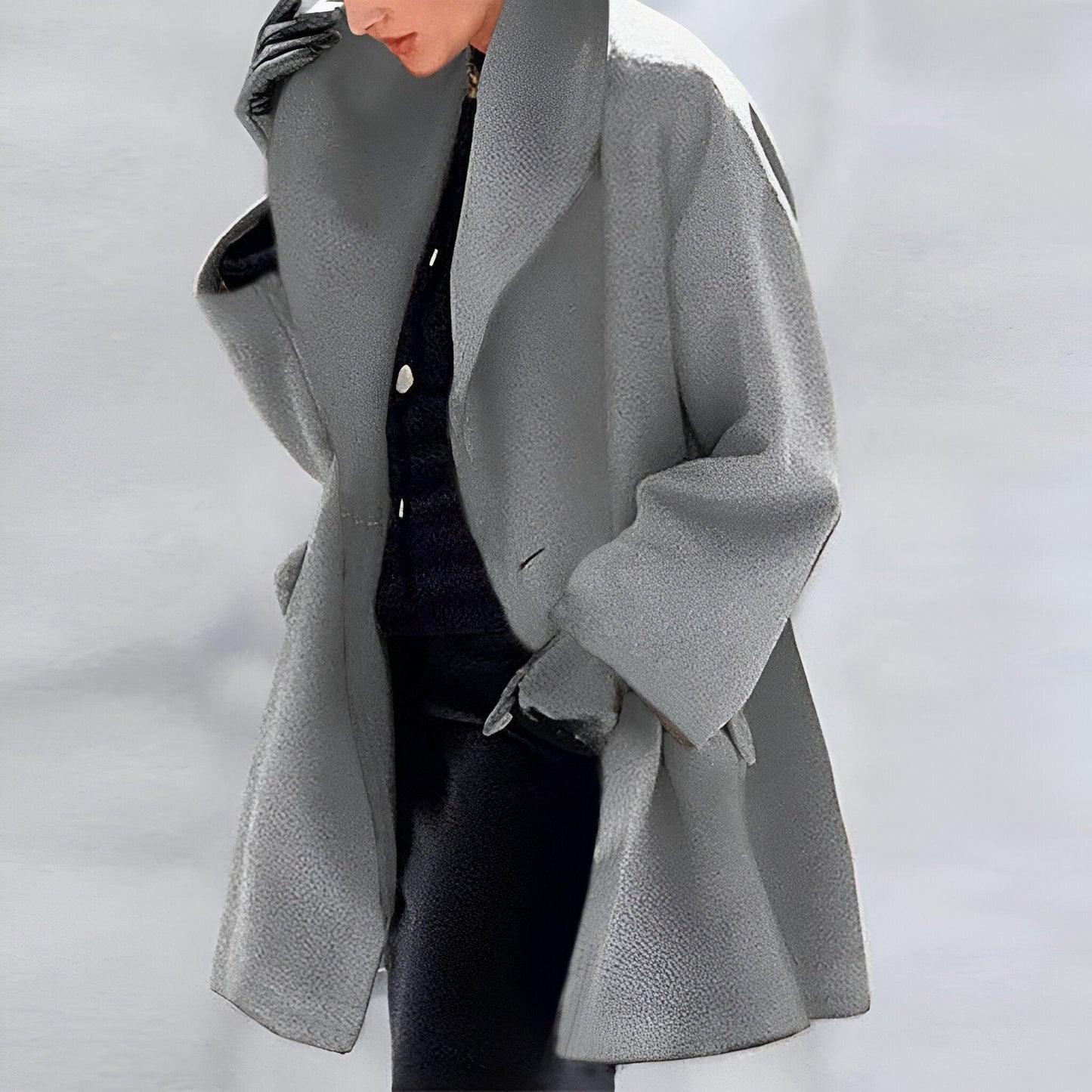 Lorraine - WINTERVERKAUF – Luxus Wollmantel für Frauen – Eleganz und Winterwärme