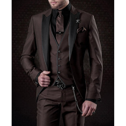 Henri - Eleganter Dreiteiler mit Weste, Blazer und Hose für Herren