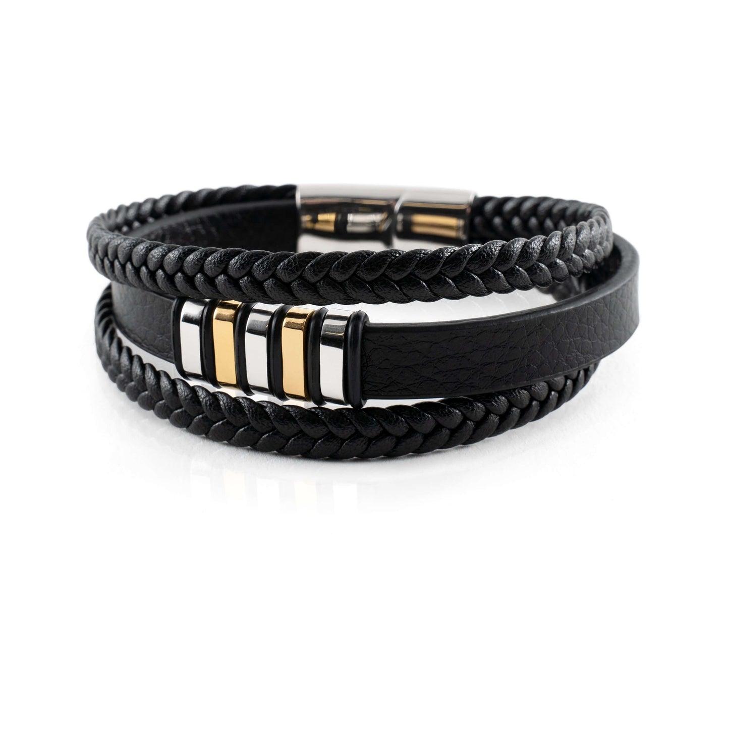 Luxarceau - Herrenlederarmband – Zeitloses und Stilvolles Accessoire