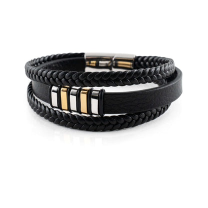 Luxarceau - Herrenlederarmband – Zeitloses und Stilvolles Accessoire