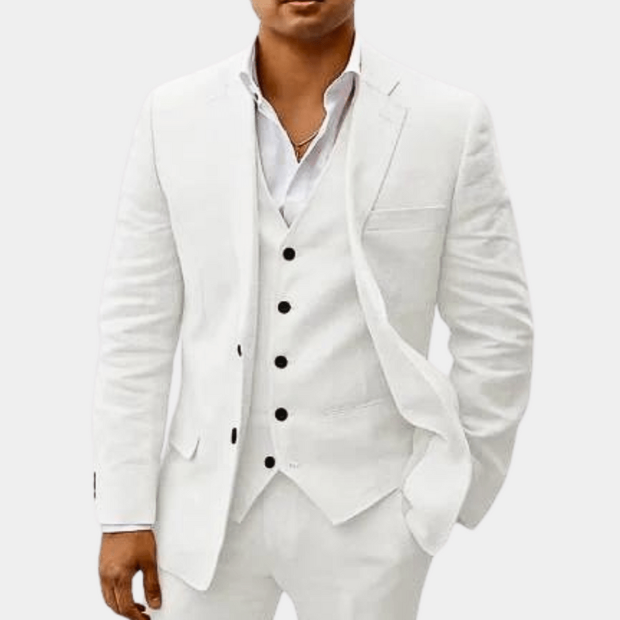 Eleganter Anzug für Herren – Slim Fit 3-Teiler mit Weste & Modernem Schnitt