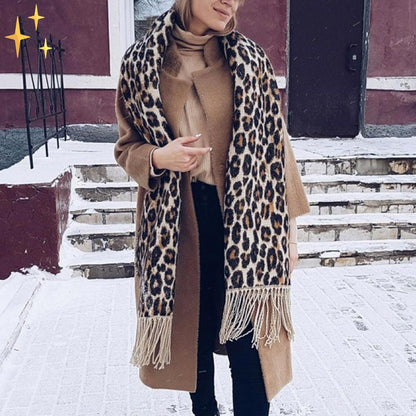 Megan Leoparden-Schal - Wundervoll Warm und Modisch den ganzen Winter über