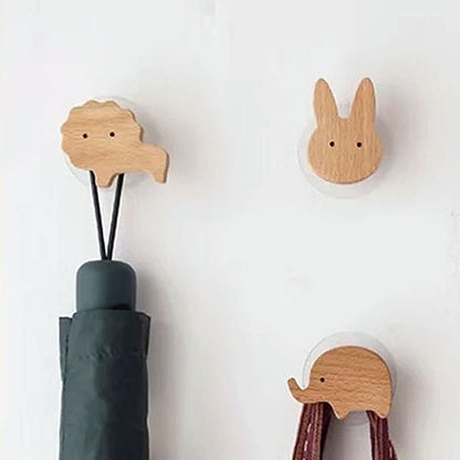 BoisMalin - Verspielte Wandhaken aus Holz mit Tiermotiven