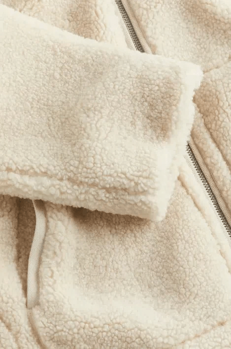 Liorisse - Elegante Teddyjacke für den Frühling mit Reißverschluss und Taschen für Frauen
