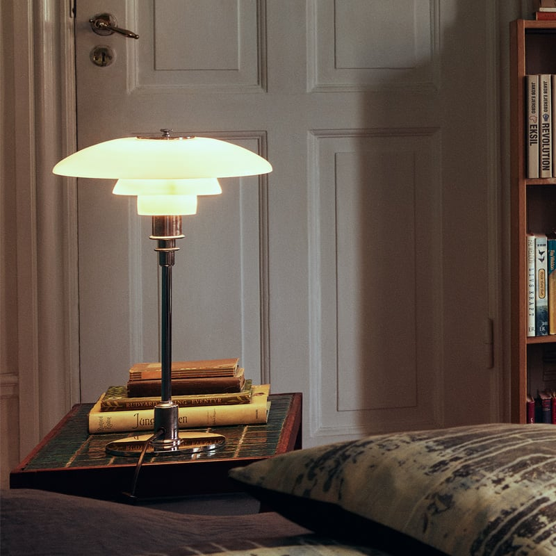Vintage Tischlampe mit Pilzschirm – Elegante Retro Designleuchte für Wohnzimmer & Schlafzimmer