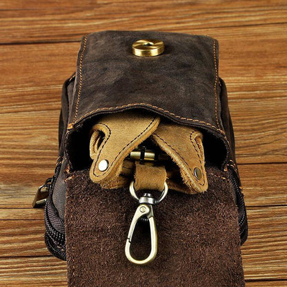 Lorven - Herren Gürteltasche aus echtem Leder