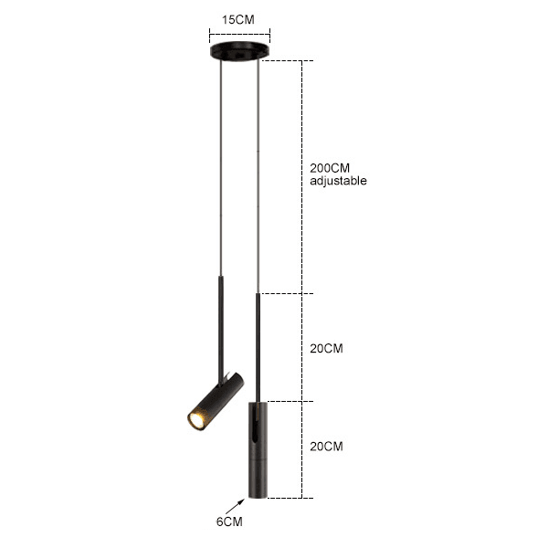 AtmosMétal - Spot aus Metall Licht