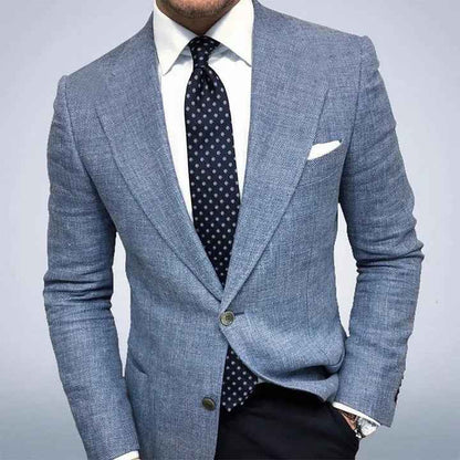 Eleganter Herren Leinenblazer Slim Fit – Stilvolles Sakko für Business & Sommerlook