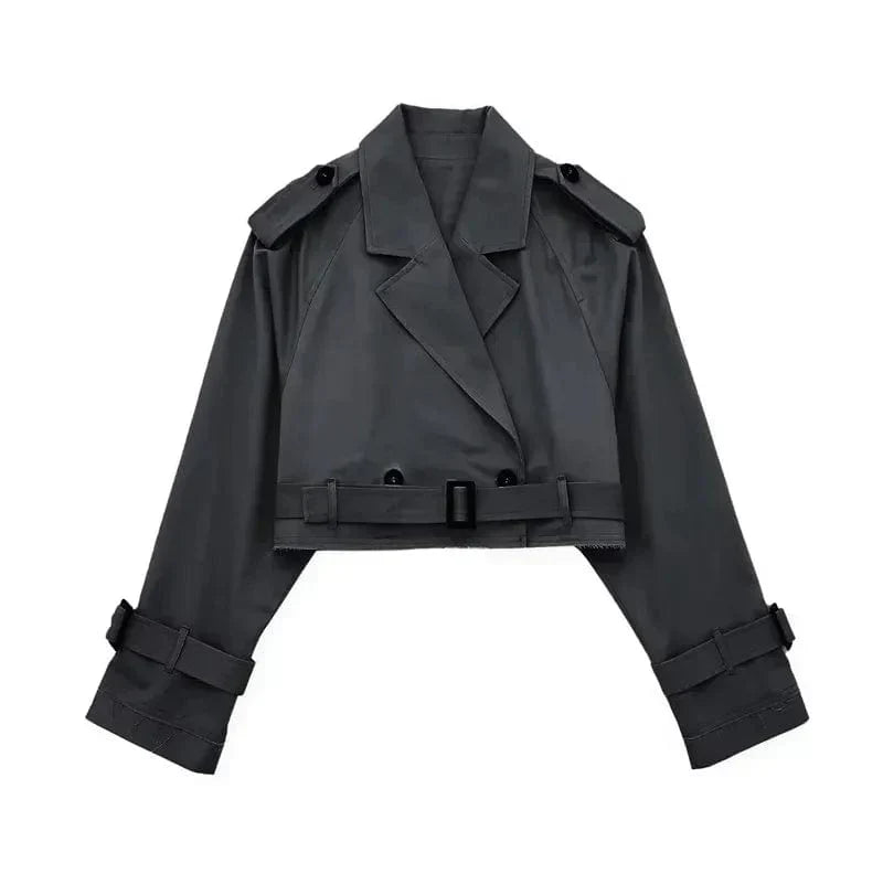 Tivélise - Kurzer und Moderner Trenchcoat