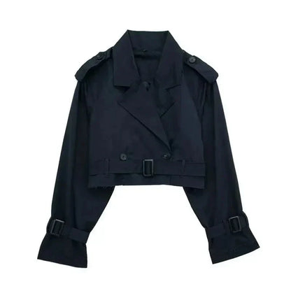 Tivélise - Kurzer und Moderner Trenchcoat