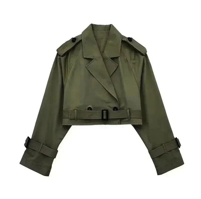 Tivélise - Kurzer und Moderner Trenchcoat