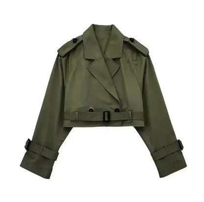 Tivélise - Kurzer und Moderner Trenchcoat