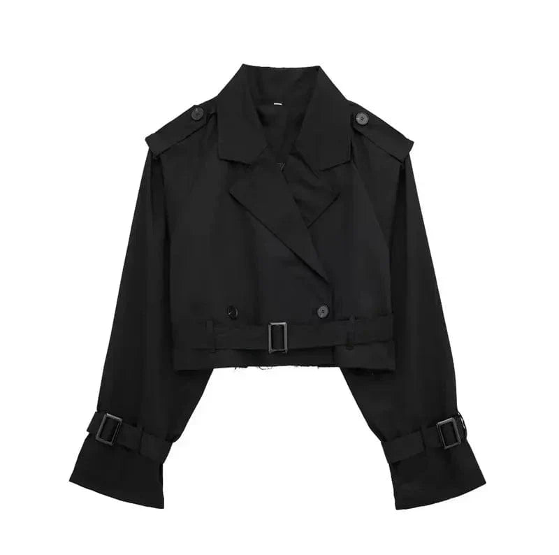 Tivélise - Kurzer und Moderner Trenchcoat