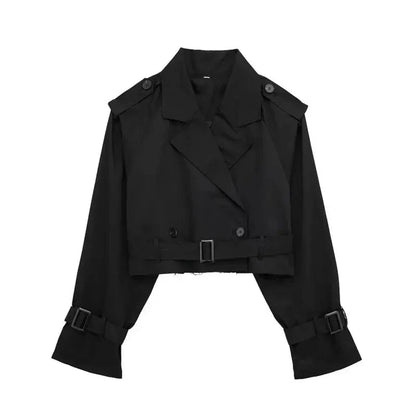 Tivélise - Kurzer und Moderner Trenchcoat