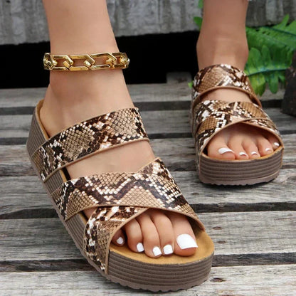 Fabiola - Orthopädische Ledersandalen