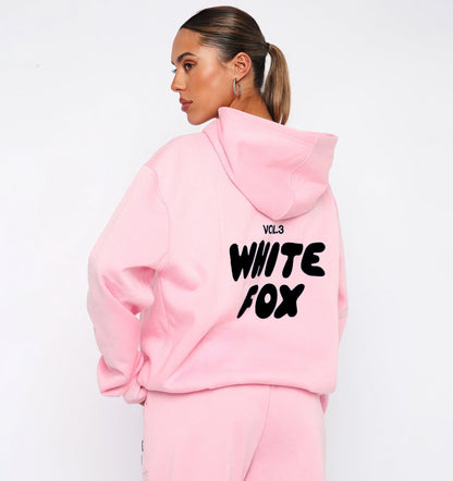 Oréline - Elegantes Zweiteiliges Set: Hoodie und Hochtaillierte Jogginghose in Sanften Farben