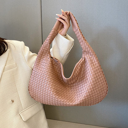 Dévia - Schultertasche aus geflochtenem Eco-Leder