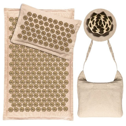 Akupressur Matte & Kissen Set – Tiefenentspannung, Muskelregeneration & Stressabbau