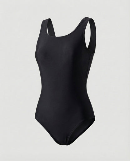 Figurformender Badeanzug für Damen – Farbverlauf Design & Eleganter Rückenausschnitt