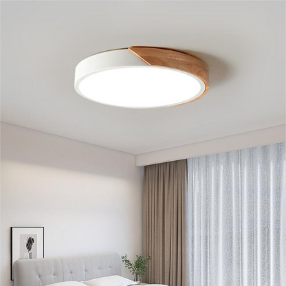 ClairBois - Minimalistische LED-Deckenlampe aus Holz