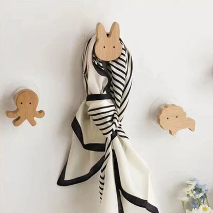 BoisMalin - Verspielte Wandhaken aus Holz mit Tiermotiven