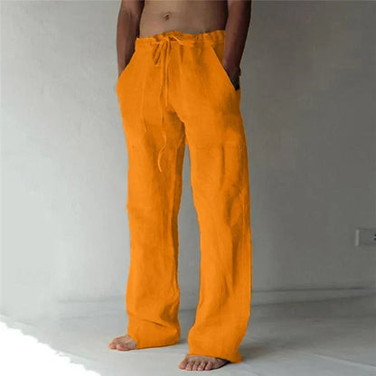 René - Weite Leinenhose für Herren