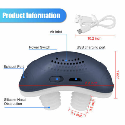Respilux - Mikro CPAP-Gerät für Schlafapnoe auf Reisen & Anti-Schnarchen – Alternative zur CPAP