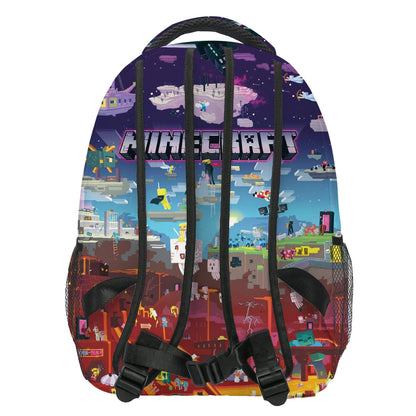 Minecraft Rucksack für Kinder – Leichter Schulrucksack mit viel Stauraum & coolem Gaming Design