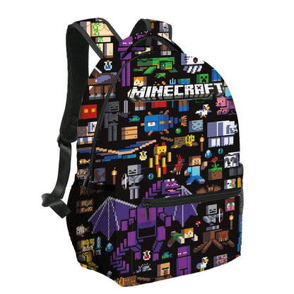 Minecraft Rucksack für Kinder – Leichter Schulrucksack mit viel Stauraum & coolem Gaming Design