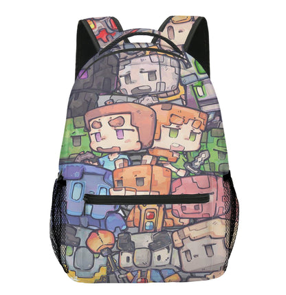 Minecraft Rucksack für Kinder – Leichter Schulrucksack mit viel Stauraum & coolem Gaming Design