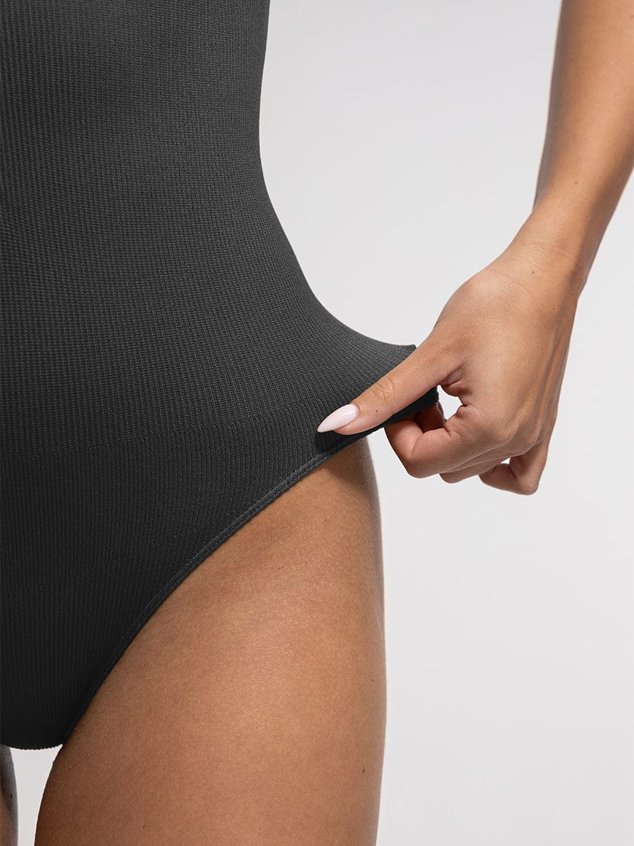 Figurformender Badeanzug mit Reißverschluss – Sportlich Elegant & Bauchkontrolle für Damen